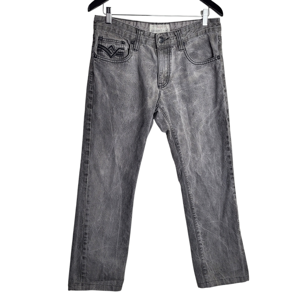 Vintage Ecko Unltd. Straight Fit Broken In 80s Stonewash Grey Men's Size 30